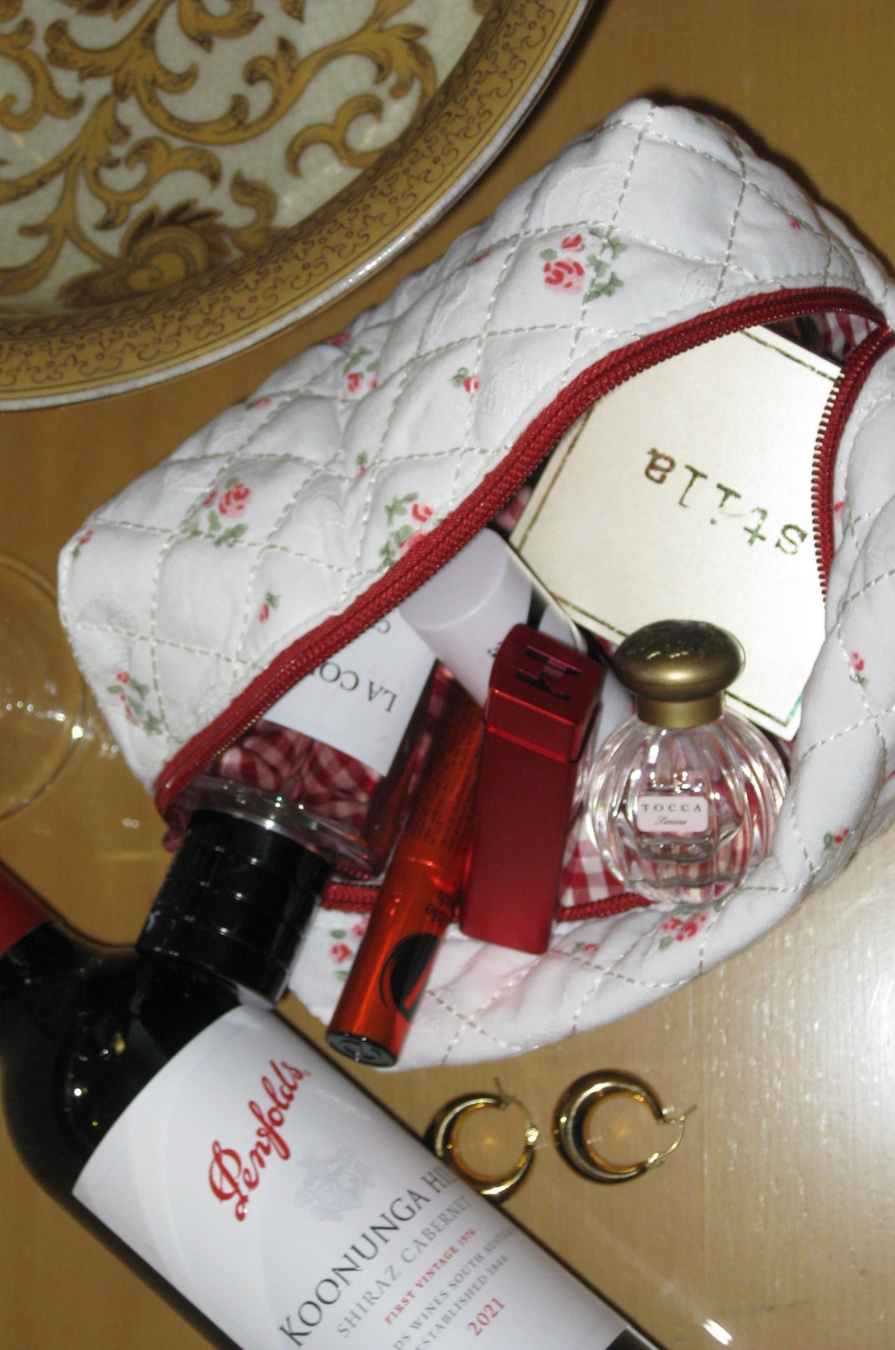 Heritage Rose Cosmetic Bag